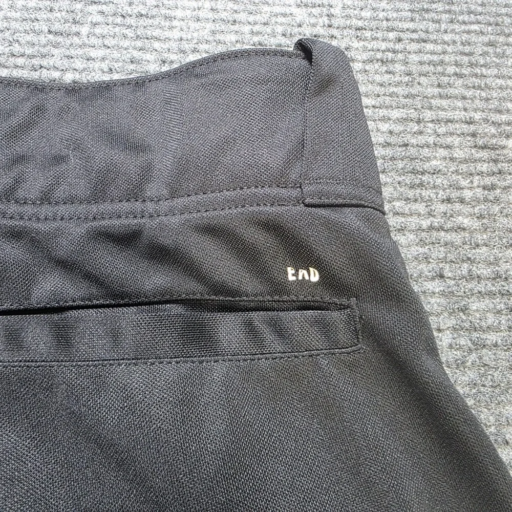 Adidas Baseball Pants Men's Small Black Elastic Cuffs Gripper Waistband Athletic
